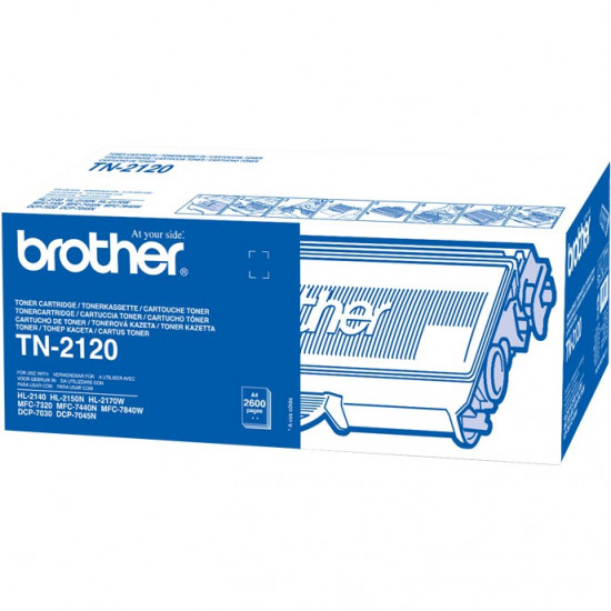 TON Brother Toner TN-2120 Schwarz bis zu 2.600 Seiten nach ISO 19752