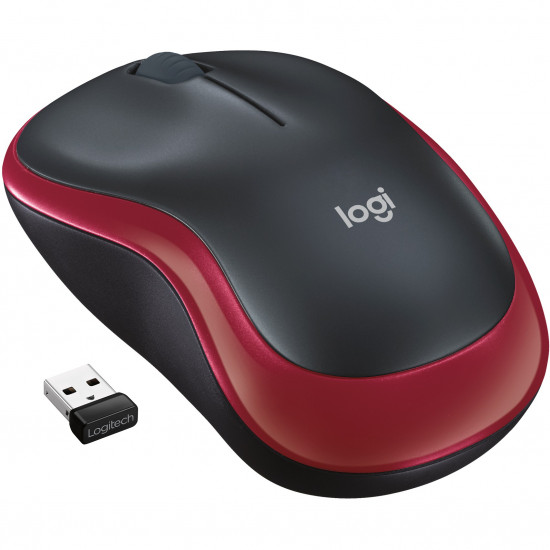 Logitech M185 Wireless red