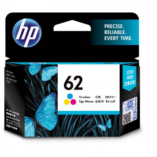 TIN HP Tinte 62 C2P06AE Color (Cyan/Magenta/Gelb)
