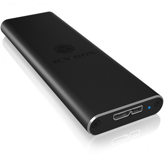 M.2 zu USB 3.0 Host, Aluminium, schwarz ICY BOX