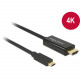 KAB USB-C HDMI (ST-ST) 1m 4K 30Hz DeLOCK Black