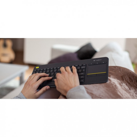 Logitech K400 Plus wireless Touch black - Keyboard layout might be German