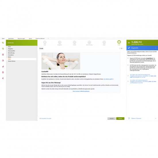 Lexware Quicksteuer Deluxe 2023 1 Device, bis zu 5 Steuererkl rungen - ESD-Download ESD