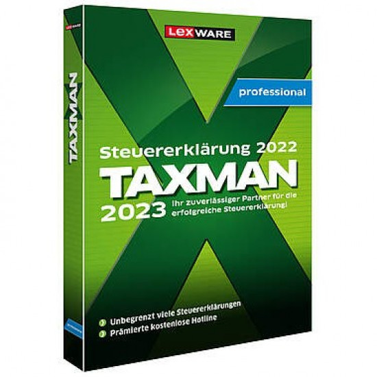 Lexware Taxman professional 2023 3-Platz Lizenz ESD-Download ESD
