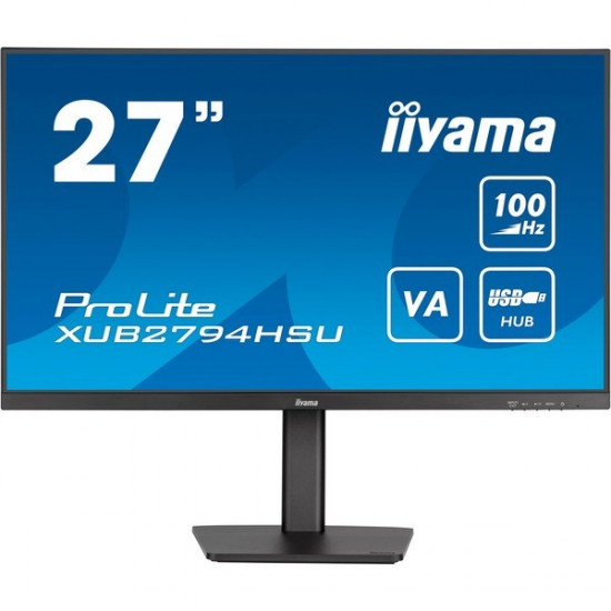 68,6cm/ 27inch Iiyama XUB2794HSU-B6 DP HDMI 4ms LS H henverstellbar Black