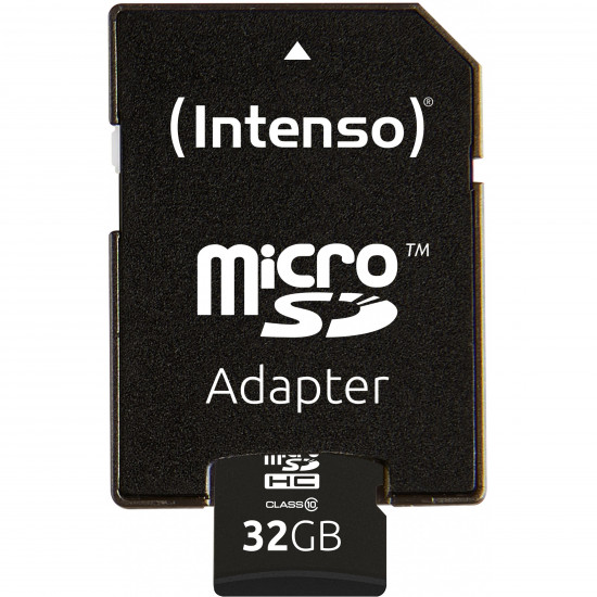 MEMORY MICRO SDHC 32GB C10/W/ADAPTER 3413480 INTENSO