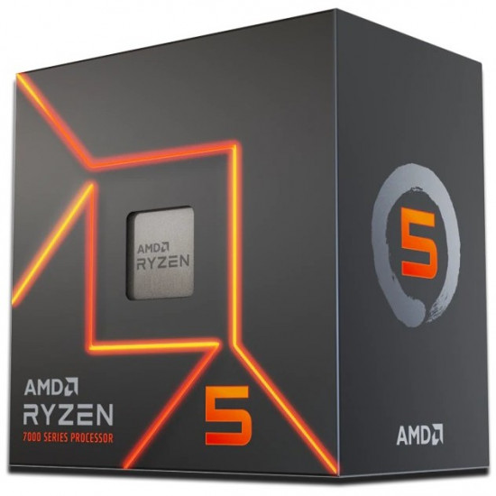 AMD AM5 Ryzen 5 7600 Box 4,0GHz MaxBoost 5,2GHz 6xCore 12xThreads 38MB 65W Wraith Stealth Cooler