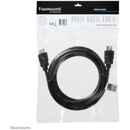 CABLE HDMI-HDMI 3M V1.3/HDMI10MM NEOMOUNTS