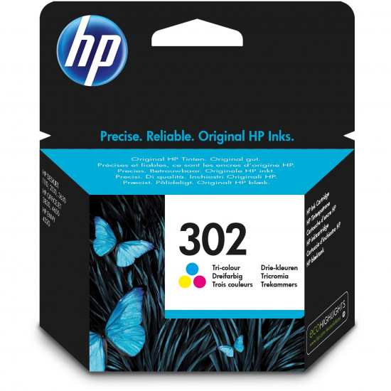 TIN HP Tinte 302 F6U65AE Color (Cyan/Magenta/Gelb)