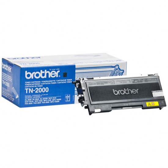 TON Brother Toner TN-2000 Schwarz bis zu 2.500 Seiten nach ISO 19752