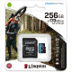 256GB Kingston Canvas Go! Plus microSDXC 170MB/s +Adapter