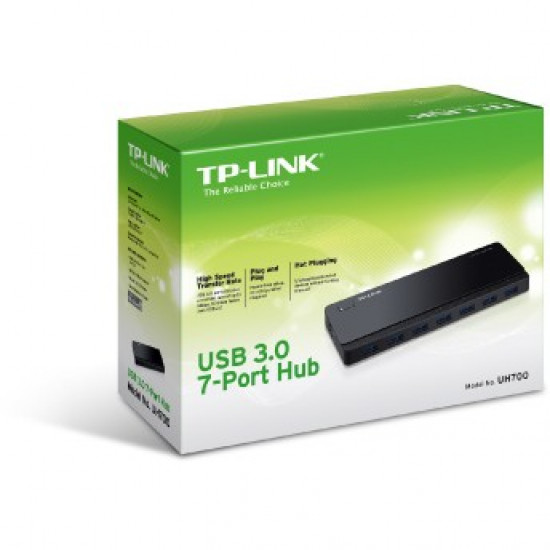 HUB 7Port TP-Link UH700 SuperSpeed 5Gbit/s aktiv mit Netzteil Black