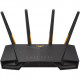 Wireless Router|ASUS|Wireless Router|3000 Mbps|Mesh|Wi-Fi 5|Wi-Fi 6|IEEE 802.11a/b/g|IEEE 802.11n|USB 3.1|1 WAN|4x10/100/1000M|Number of antennas 4|TUF-AX3000