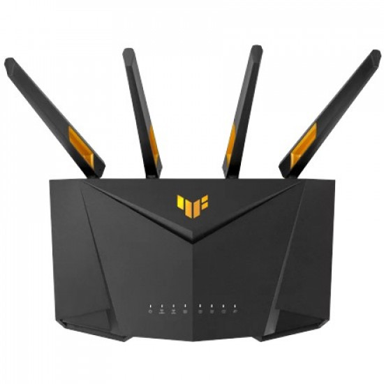 Wireless Router|ASUS|Wireless Router|3000 Mbps|Mesh|Wi-Fi 5|Wi-Fi 6|IEEE 802.11a/b/g|IEEE 802.11n|USB 3.1|1 WAN|4x10/100/1000M|Number of antennas 4|TUF-AX3000