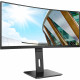 86,4cm/34'' (3440x1440) AOC Pro-Line CU34P2A 21:9 1ms USB 2xHDMI DisplayPort VESA Speaker 2K UHD Black