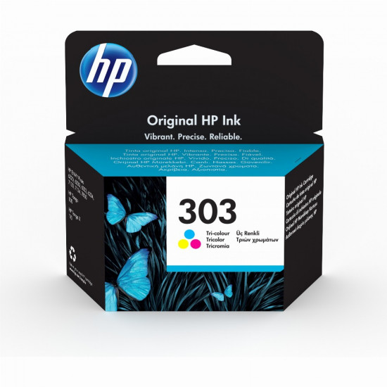 TIN HP Tinte 303 T6N01AE Color (Cyan/Magenta/Gelb)