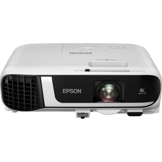 (1920x1080) Epson EB-FH52 4000-Lumen 16:9 VGA 2xHDMI USB composite Video Speaker Full HD White