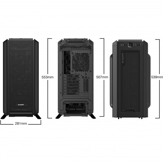 Case|BE QUIET|Silent Base 802 Black|MidiTower|Not included|ATX|EATX|MicroATX|MiniITX|Colour Black|BG039