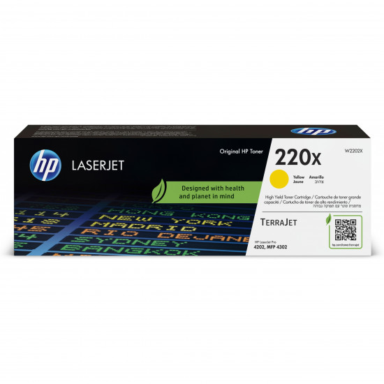 TON HP Toner 220X W2202X Gelb bis zu 5.500 Seiten