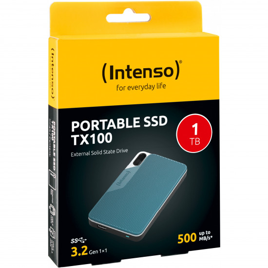 1TB Intenso TX100 Portable USB 3.2 Anthrazit