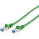 Patchkabel CAT6a RJ45 S/FTP 1m Green