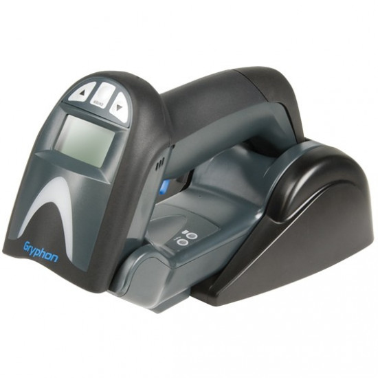 Datalogic Barcode-Scanner Gryphon I GM4200 Kit 1D USB Kabellos Schwarz