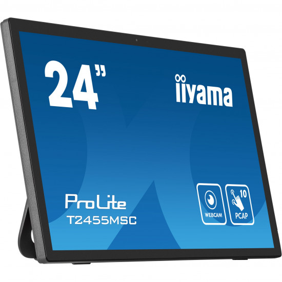 60,5cm/24'' (1920x1080) Iiyama ProLite T2455MSC-B1 16:9 FHD IPS Touch 5ms HDMI DP USB Speaker Black