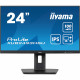 61cm/24inch (1920x1080) Iiyama ProLite XUB2493HSU-B6 16:9 FHD IPS 100Hz 1ms HDMI DP Pivot Vesa Speaker Black