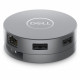 Dell DA305 Mobile Adapter Dockingstation 2xUSB3.1/HDMI/VGA/DisplayPort/USB-C/Ethernet passiv Grey