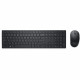 Dell Pro KM5221W - Tastatur-und-Maus-Set - kabellos black QWERTZ DE - Keyboard layout might be German