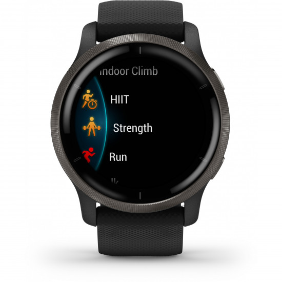 SMARTWATCH VENU 2/BLACK/SLA 010-02430-11 GARMIN