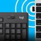 Logitech MK295 Silent wireless Combo Graphite WERTY US - Keyboard layout might be German