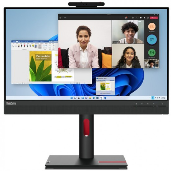 60,5cm/23,8 (1920x1080) Lenovo ThinkCentre Tiny-in-One 24 Gen 5 16:9 FHD IPS Touch 60Hz 4ms HDMI DP Speaker Black