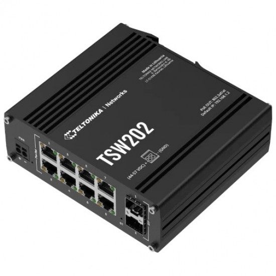 8+2P Teltonika TSW202 POE+ SFP M 