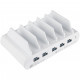 USB Desktop Schnellladestation 110W 10-Port 5xUSB-C 5xUSB-A PD3.0 QC3.0 GoodConnections White