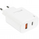 USB-Schnellladeger t 20W 2-Port USB-A USB C PD3.0 GoodConnections White