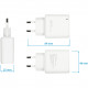 USB-Schnellladeger t 20W 2-Port USB-A USB C PD3.0 GoodConnections White