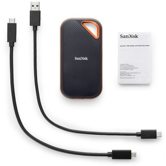 1TB Sandisk Extreme PRO Portable USB 3.2 Gen2x2 Schwarz