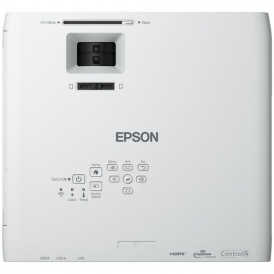 (1920x1080) Epson EB-L260F 16:9 4600-Lumen 3-LCD Laser VGA HDMI composite video Speaker FHD White