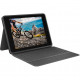 Logitech Rugged Folio Tastatur und Schutzh lle iPad 7./8./9. Generation Black QWERTZ DE - Keyboard layout might be German