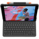 Logitech Slim Folio Bluetooth Tastatur und Schutzh lle iPad 7./8. Generation grey QWERTZ DE - Keyboard layout might be German