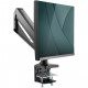 Tischhalterung f r 1 Monitor 35inch 15KG DIGITUS schwarz Gasdruckfeder DA-90426