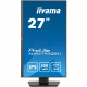 68,6cm/27inch (2560x1440) Iiyama Prolite XUB2793QSU-B6 16:9 QHD IPS 100Hz 1ms HDMI DP USB LS Pivot VESA Black