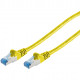 Patchkabel CAT6a RJ45 S/FTP PIMF 5m Yellow