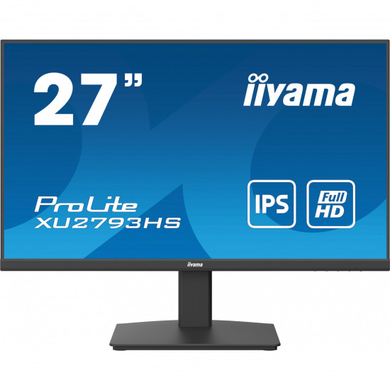 68,6cm/27inch (1920x1080) Iiyama Prolite XU2793HS-B6 16:9 FHD IPS 100Hz 1ms HDMI DP LS VESA Black