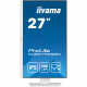 68,5cm/27inch (2560x1440) Iiyama Prolite XUB2792QSU-W6 16:9 WQHD IPS 100Hz 0,4ms HDMI DP USB Pivot White