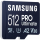 CARD 512GB Samsung PRO Ultimate microSDXC 200MB/s +Adapter