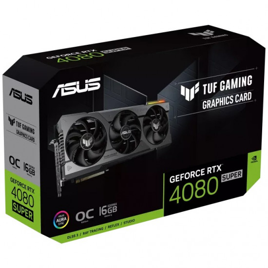 RTX 4080 Super 16GB ASUS TUF Gaming OC GDDR6X 3Fan TUF-RTX4080S-O16G-GAMING