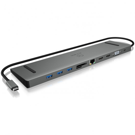 D ICY BOX IB-DK2106-C USB-C 11-Port 100W DockingStation