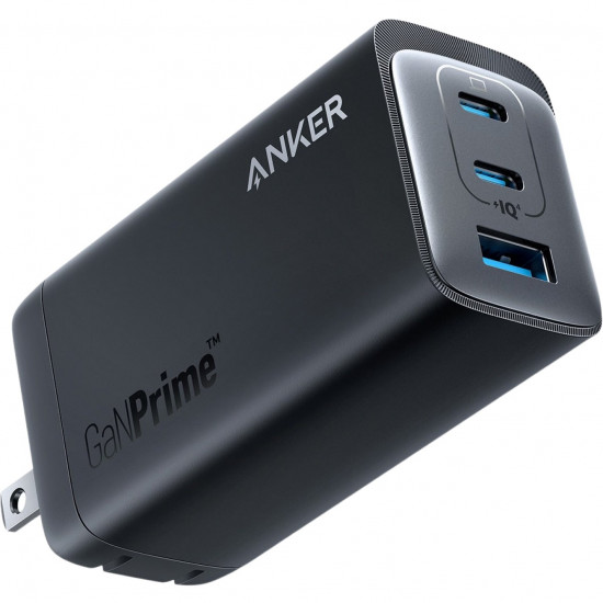 Anker 737 Charger GaN Prime 2 2x USB-C 1x USB-A 120W black